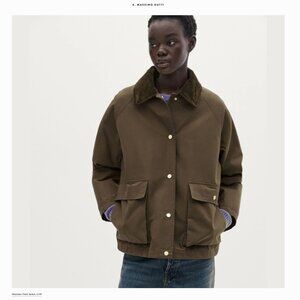 Massimo Dutti coated barn jacket